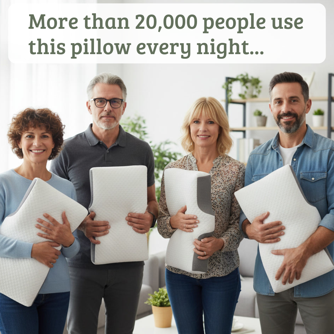 60% OFF | Side Sleep Pillow – Alleviates Neck, Shoulder & Back Pain