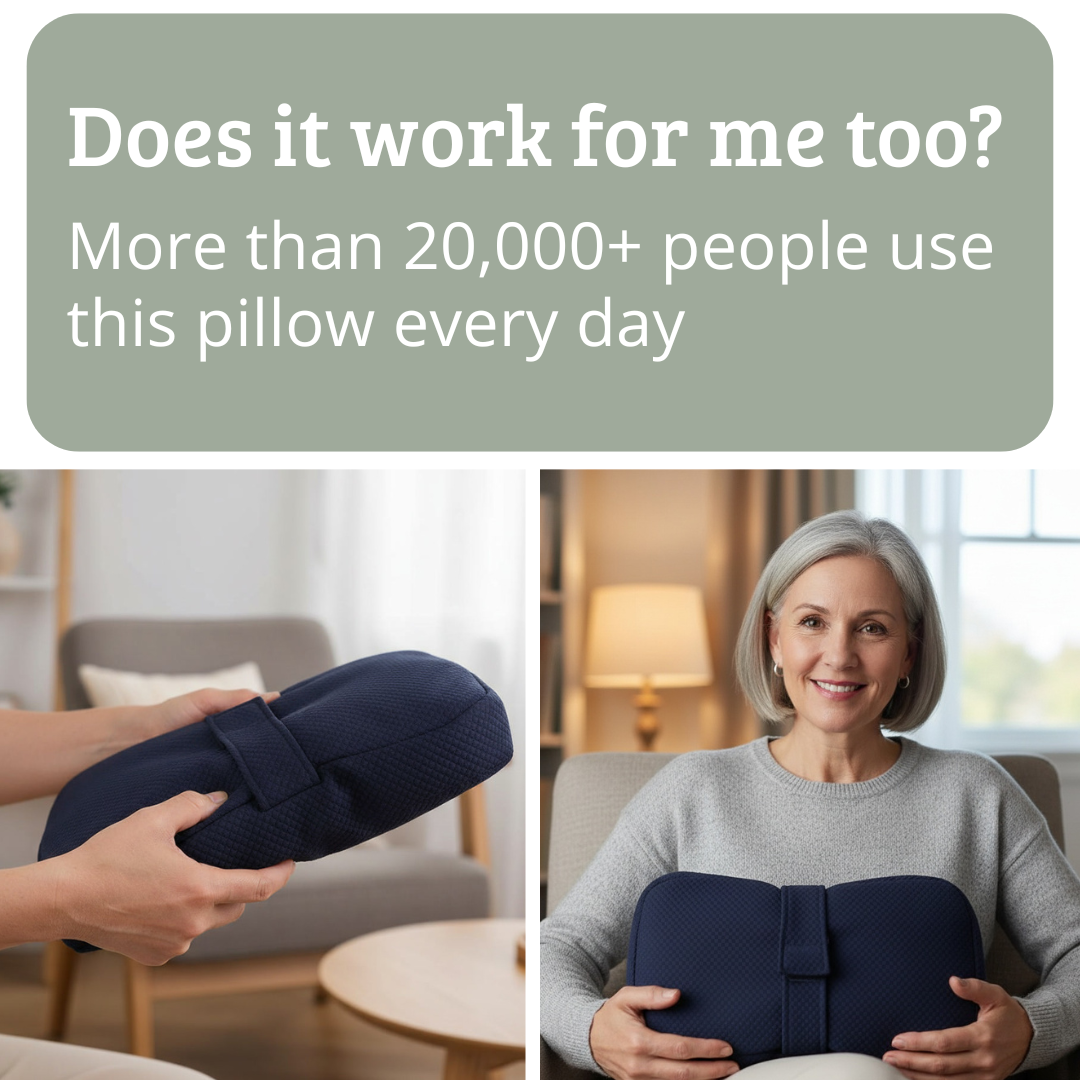 Orthopedic Side Sleep Pillow - Reduces Back Hip & Knee Pain