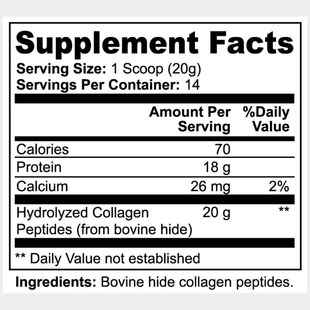 Grass-Fed Hydrolyzed Collagen Peptides