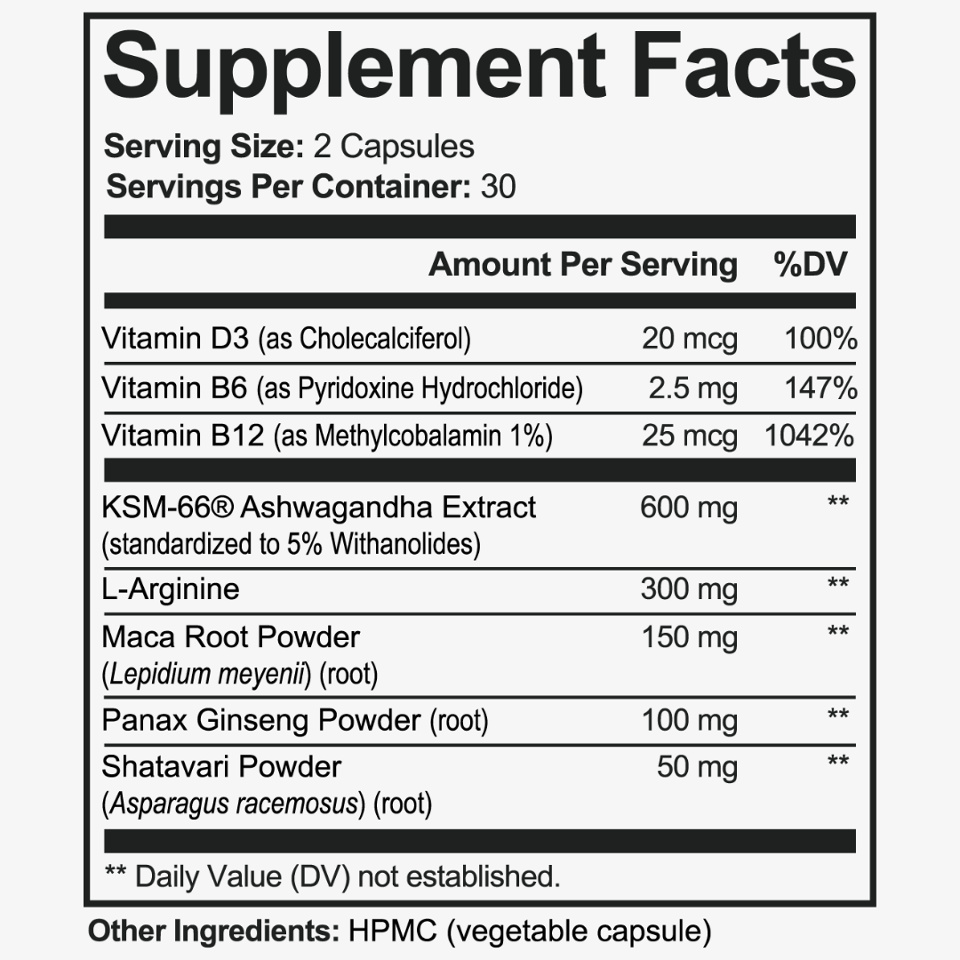 Anti Stress Capsules - Reduce Stress & Support clarity